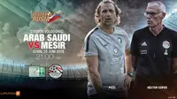 Arab Saudi vs Mesir (Liputan6.com/Abdillah)