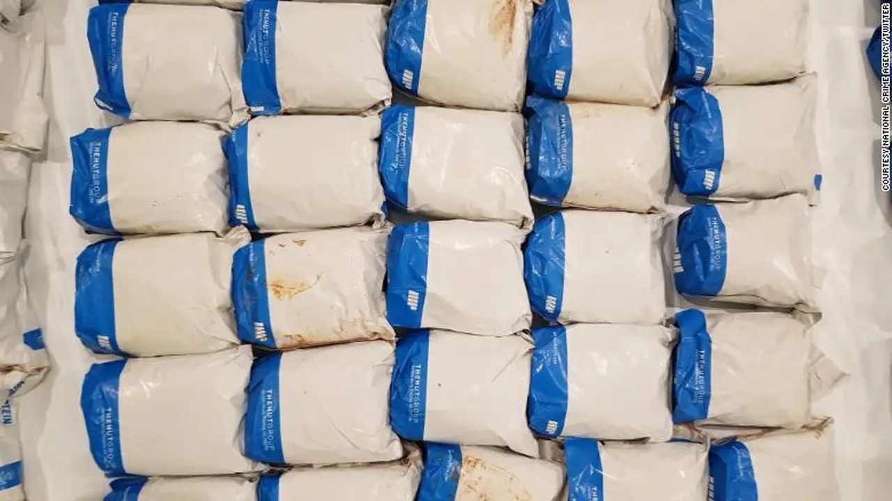 Heroin di tumpukan handuk di Inggris.
