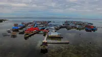 Pagi yang Indah di Kampung Terapung Torosiaje Gorontalo, Kabupaten Pohuwato (Arfandi Ibrahim/Liputan6.com)