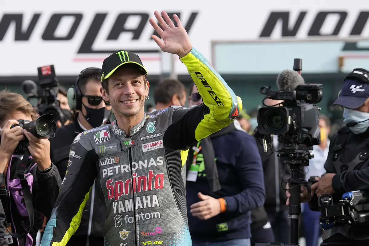 Valentino Rossi di MotoGP Emilia Romagna