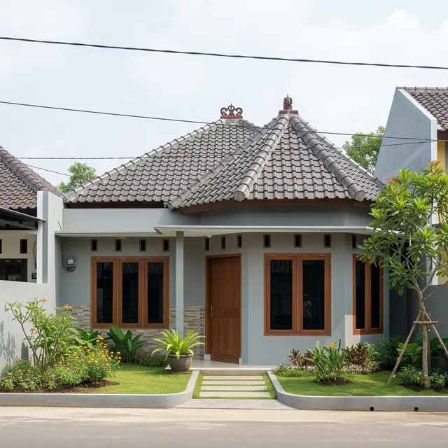 9 Model Rumah Sederhana Satu Lantai, Desain Efisien dan Hemat Biaya