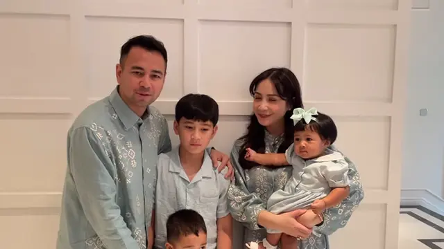 OOTD Baju Lebaran Sarimbit Keluarga Artis, Mulai dari Nagita Slavina, Dian Sastrowardoyo, hingga Ayu Ting-Ting