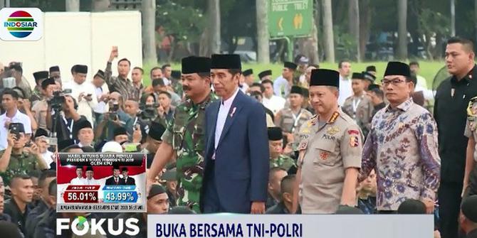 Jokowi: Soliditas TNI-Polri Dibutuhkan untuk Stabilitas Keamanan dan Politik