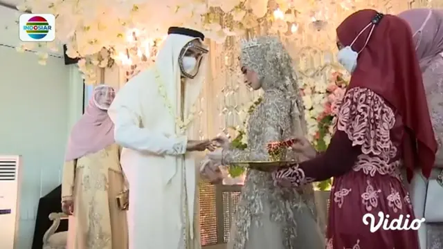 Pernikahan Reza DA dan Valda. (Tangkapan Layar Vidio)