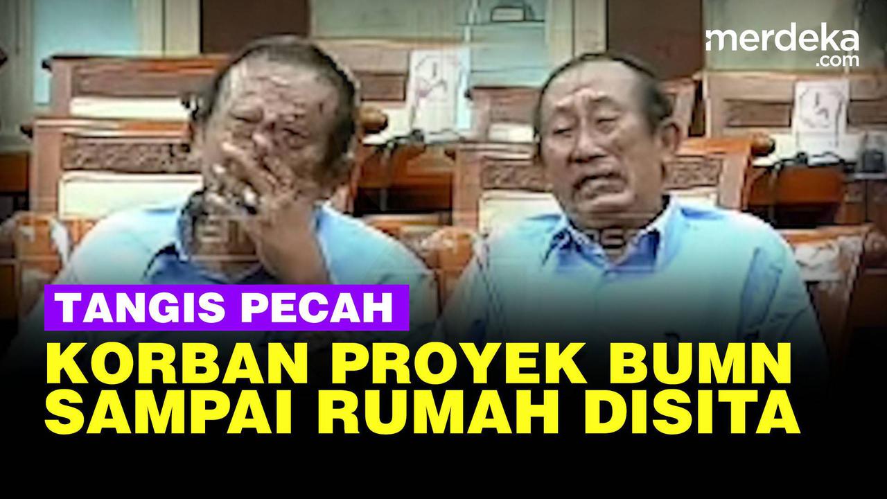 VIDEO: Tangis Korban BUMN Istaka Karya hingga Rumah Disita Bank