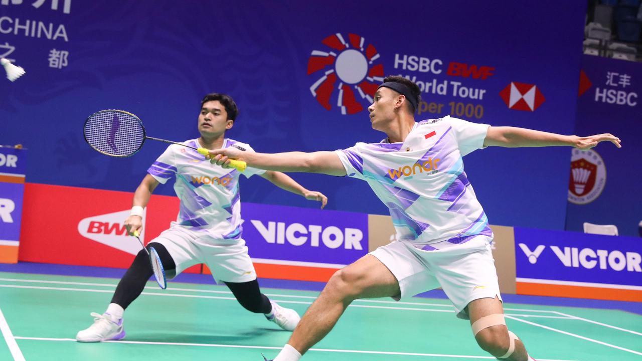 Leo Rolly Carnando/Bagas Maulana - Hong Kong Open 2024 - Bulu Tangkis