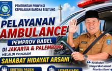 Pemprov Babel Sediakan Ambulans Gratis untuk Perantau di Jakarta dan Palembang