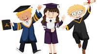 Ilustrasi kelulusan, lulus, wisuda. (Image by brgfx on Freepik)
