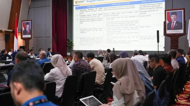 Kemenko Perekonomian telah menyelenggarakan Rapat Koordinasi Dewan Pengarah Indonesia National Single Window (INSW), Rabu, 2 Juli 2025. (Foto: ekon.go.id)