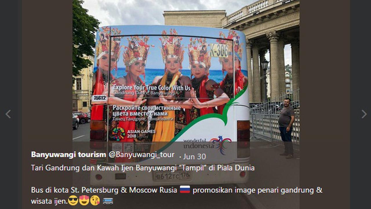 Foto Tari Gandrung dan Kawah Ijen