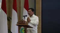 Menteri Kesehatan RI Terawan Agus Putranto dalam acara Pertemuan Pelaksanaan Anggaran Tahun 2021 pada 14 Desember 2020. (Kementerian Kesehatan RI)