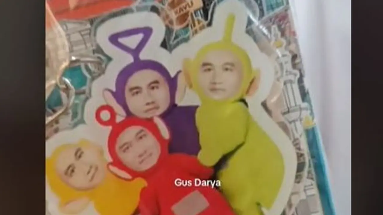 Gibran Rakabuming Bagikan Gantungan Kunci Teletubbies pada Siswa SMA, Bentuknya Auto Bikin Ketawa