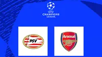 Liga Champions - PSV Vs Arsenal (Bola.com/Adreanus Titus)