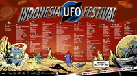 Festival UFO terbesar di Indonesia bertajuk Indonesia UFO Festival 2023 kembali digelar. Bertempat di tujuh tempat berbeda di Yogyakarta, rangkaian kegiatan digelar selama satu bulan mulai 2 sampai 30 Juli 2023.