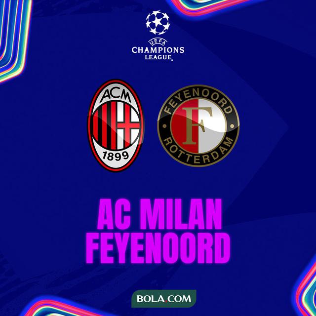 Liga Champions - AC Milan Vs Feyenoord