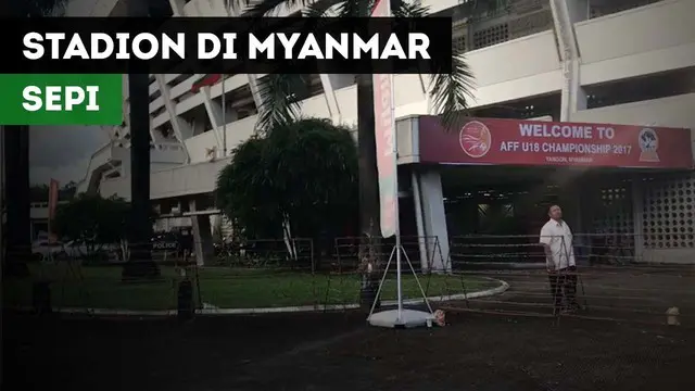 VIDEO: Sepinya Stadion di Myanmar saat Timnas Indonesia U-19 Vs Brunei Darussalam