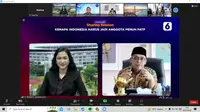 Direktur Jenderal Pajak Kementerian Keuangan, Suryo Utomo dalam Sharing Session, Kenapa Indonesia Harus Jadi Anggota Penuh FATF bersama Liputan6.com, Selasa (26/7/2022).