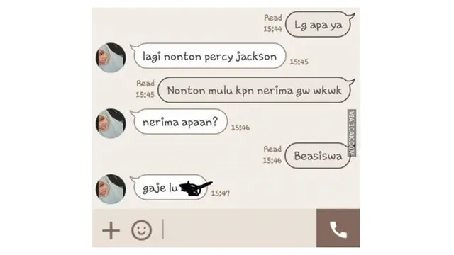 Chat Kocak Terpaksa Ngeles Ini Pintar Banget, Bikin Ketawa