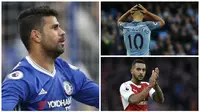 Pencetak gol terbanyak Premier League 2016-2017 hingga pekan ke-9 masih dipimpin oleh striker Chelsea, Diego Costa. (Reuters)