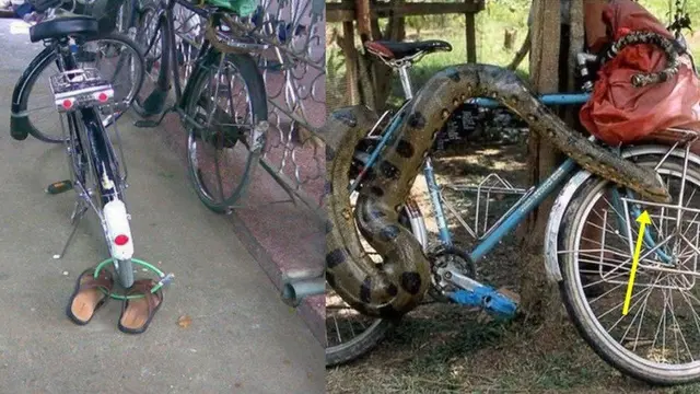 Keren tapi Ngakak, Ini 8 Ide Kocak Orang Amankan Barang Dari Maling