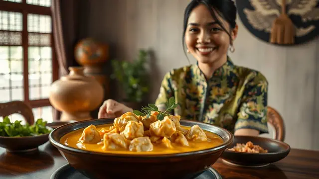 resep opor ayam kuning santan kara