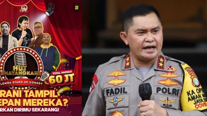 Polda Metro Jaya Gelar Lomba Stand Up Comedy