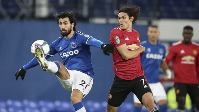 Gol Cavani dan Martial Antar Manchester United ke Semifinal Piala Liga Inggris