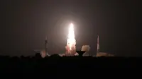 Peluncuran rudal anti-satelit oleh pemerintah India (AFP/Arun Sankar)