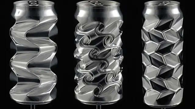 Keren, Seniman Ini Pahat Kaleng Minuman Hanya dengan Ibu Jari