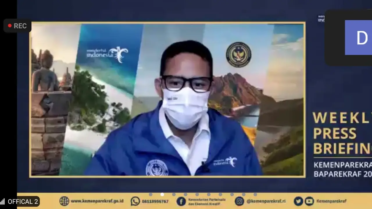 PPKM Diperpanjang, Sosialisasi Penerapan Aplikasi PeduliLindungi di Sektor Pariwisata dan Ekraf Dikebut