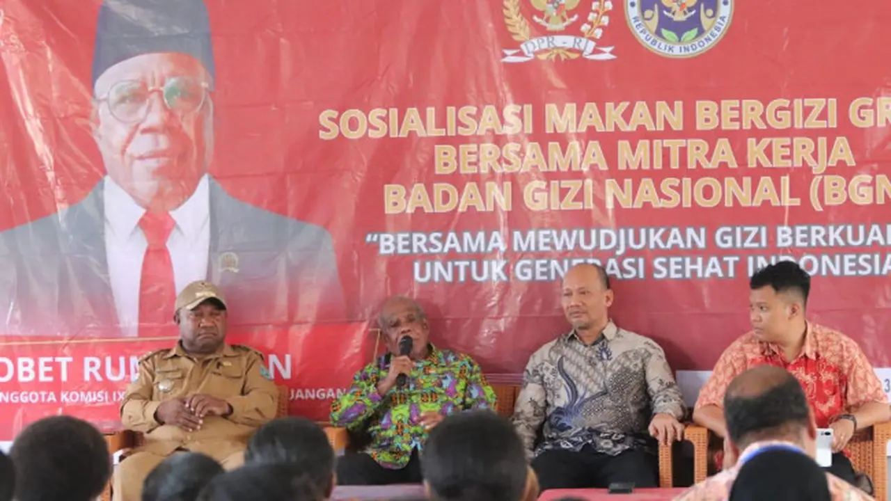 Mimpi Obet Dorong Pemerataan Gizi Lewat Makan Bergizi di Papua