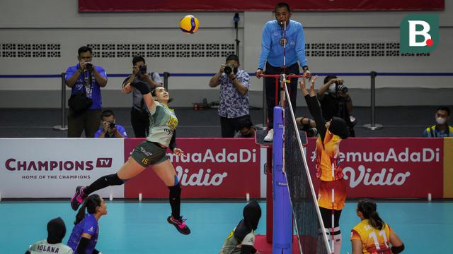 Foto: Pesona Yolla Yuliana di PLN Mobile Proliga 2022, Tak Luntur Ditelan Masa