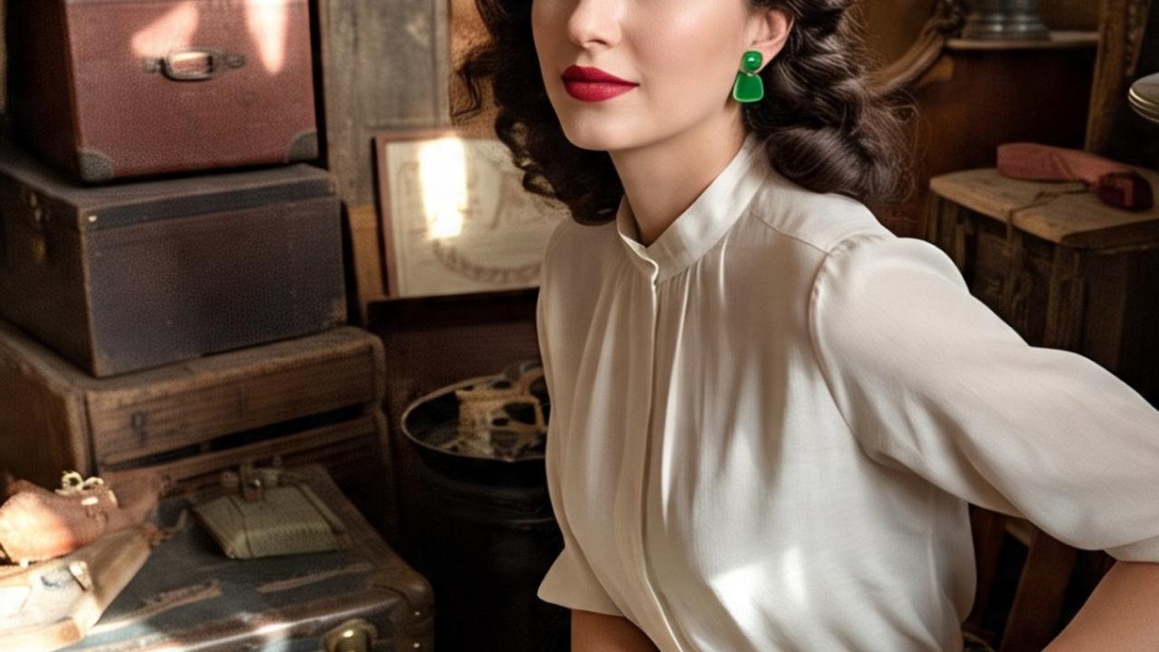 Model Anting Permata Hijau