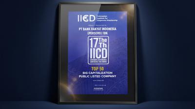 Masuk Top 50 Emiten BigCap IICD 2026, BRI Tegaskan Komitmen Jaga Kepercayaan Investor