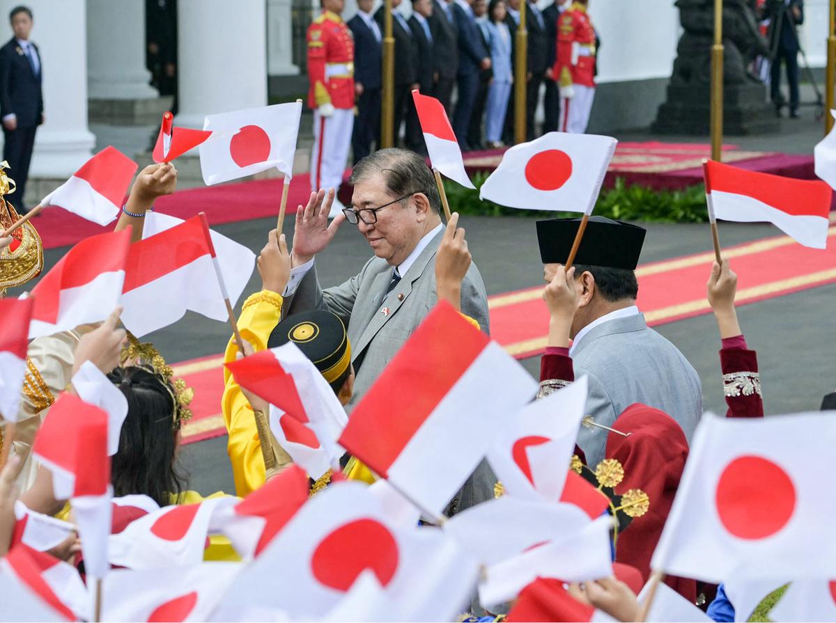 FOTO: Presiden Prabowo Terima Kunjungan Kenegaraan PM Jepang di Istana Bogor