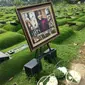 Pemakaman Rina Gunawan. (Liputan6.com/ Sapto Purnomo)