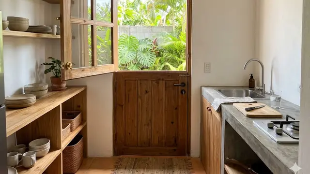 Pintu Pisah Atas Bawah