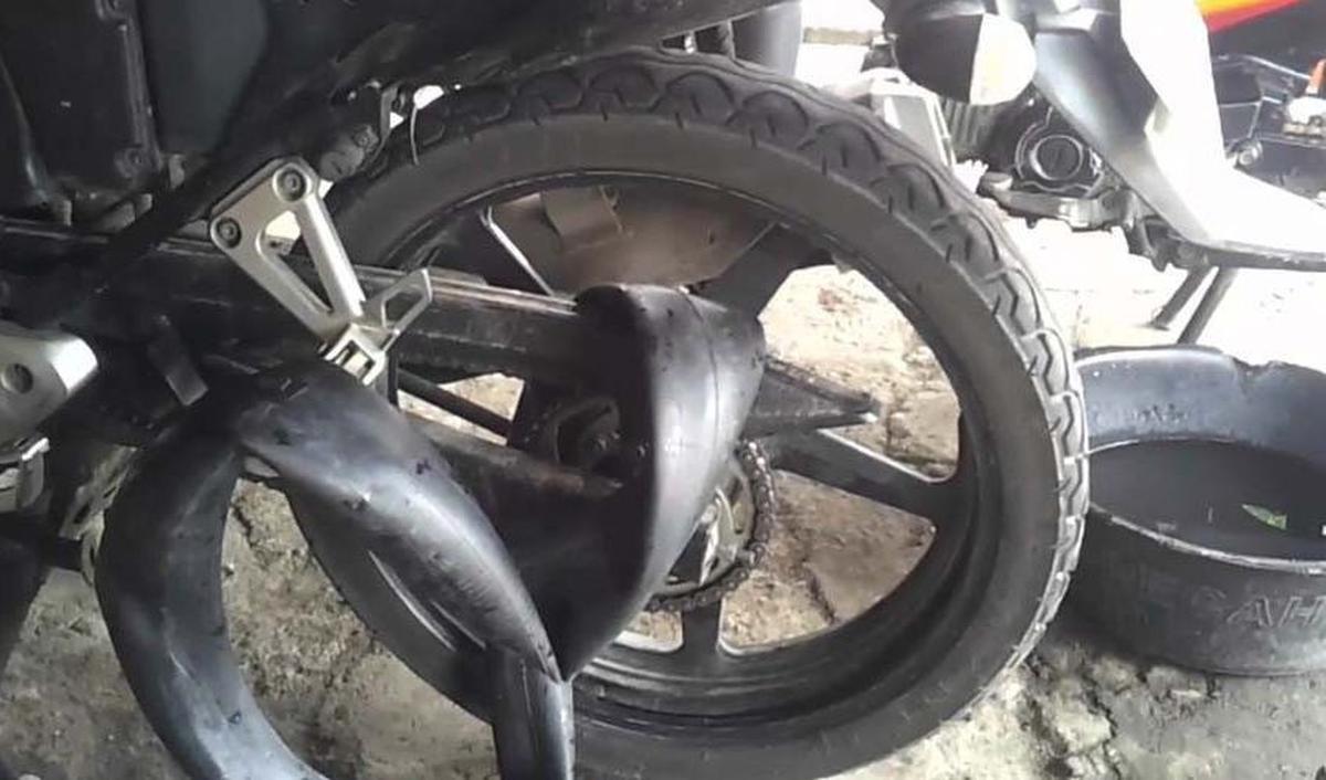 3. Menggunakan metode Tip Top atau Press, ban dapat ditambal