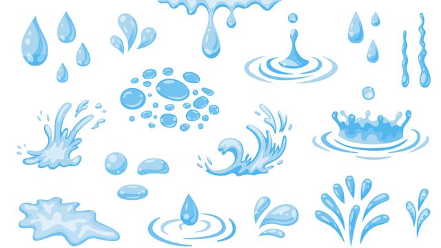 Ilustrasi hidrologi, air