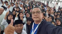 Ratusan guru madrasah menyampaikan keluhannya di Rumah Aspirasi Jokowi-Ma'ruf (Istimewa)