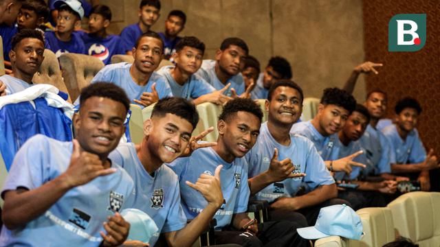 Foto: Pelepasan Papua Football Academy sebelum Berlaga di Ajang Gothia Cup 2025