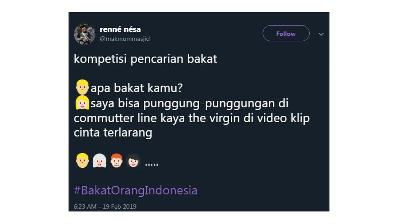 bakat orang indonesia