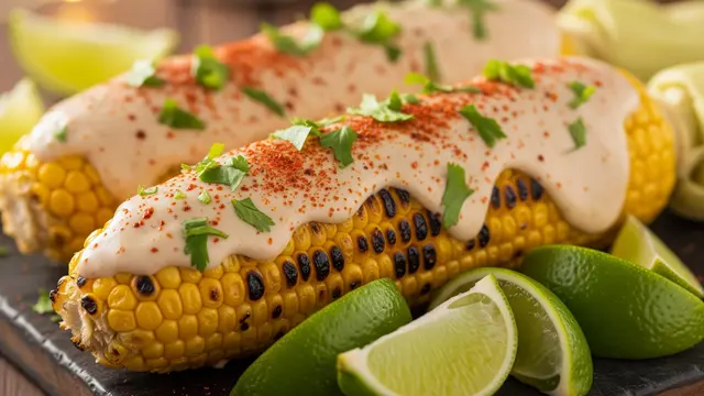 Grilled Corn on the Cob (Elote Vegan)