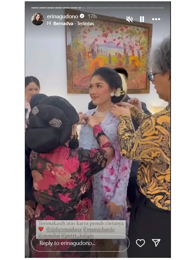 6 Potret Erina Gudono di Tasyakuran 7 Bulan Kehamilan,