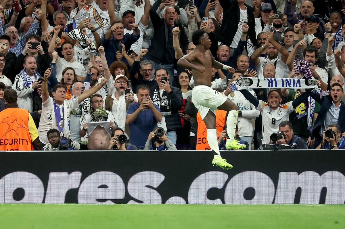 Aksi Spektakuler Vinicius Jr Antar Real Madrid Hancurkan Borussia Dortmund