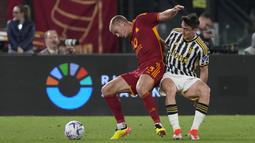 Duel AS Roma vs Juventus berakkhir tanpa pemenang dengan skor 1-1. (AP Photo/Andrew Medichini)