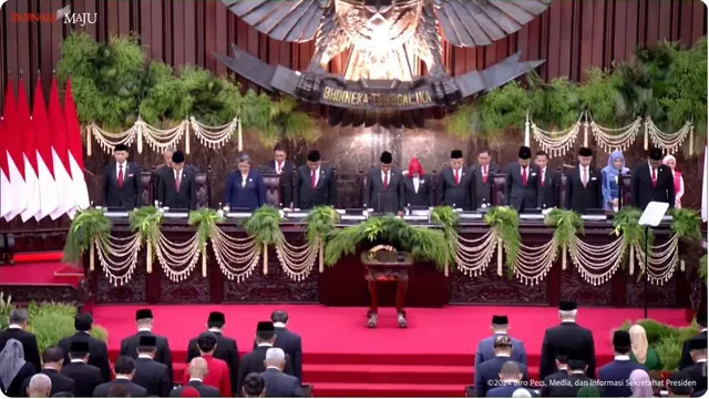8 Potret Dekorasi Pelantikan Presiden-Wapres di Gedung MPR, Didesain Anak Prabowo