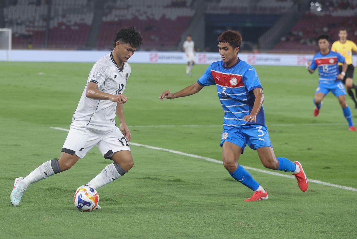 FOTO: Garuda Muda Menang Tipis atas Filipina, Tiket Semifinal Makin Dekat