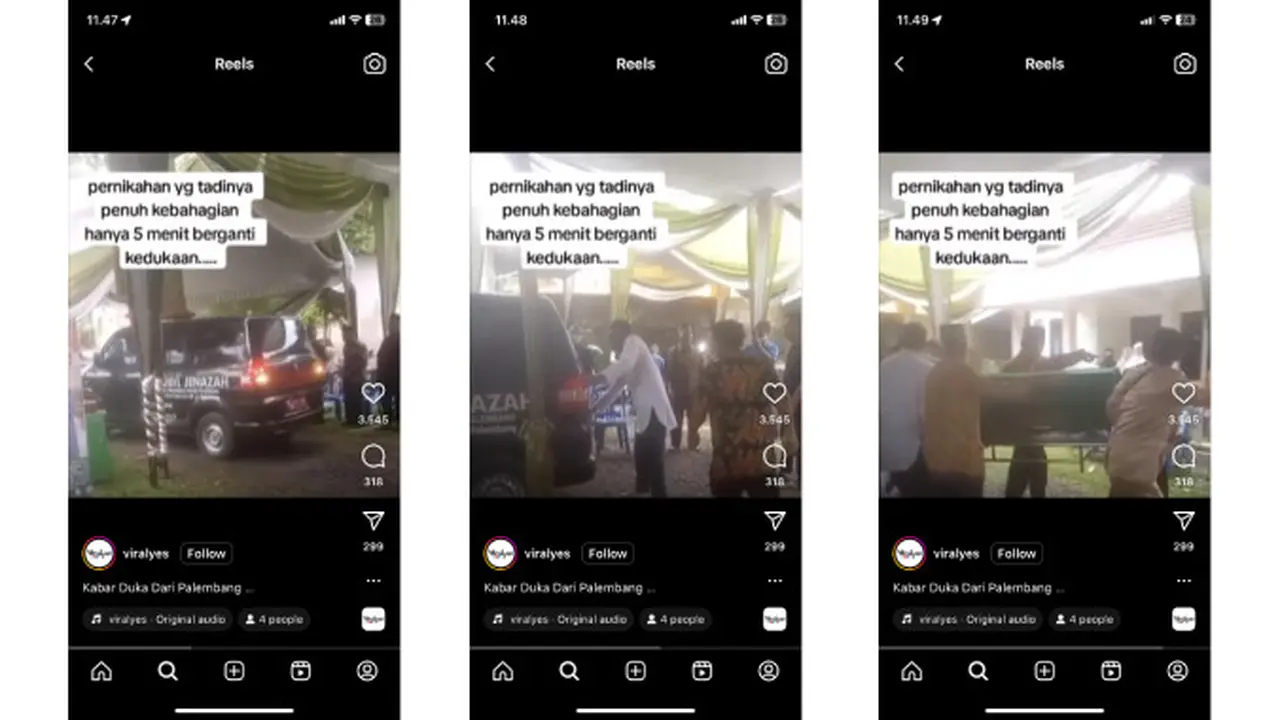 Kisah Haru Pengantin Wanita Meninggal di Palembang 5 Menit Setelah Ijab Kabul Bikin Warganet Mewek