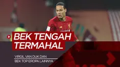 Berita motion grafis Virgil Van Dijk dan 4 bek tengah termahal di dunia.